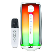 MN6 Pluse 5 Mikrofonlu Hoparlör/360 ledli Hoparlör/dekoratif Aydınlatma/led Işıklı Gece Lambası-mikrofonlu Hoparlör - 1