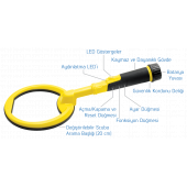 PulseDive Scuba Sarı 20 cm Başlıklı thumbnail 3