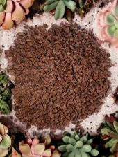 T-May Kırmızı Pomza Taşı 15 Kg 20 Lt 4-12 Mm Volkanik Cüruf Ponza Lav Kırığı - 1