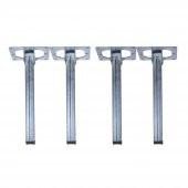 Sofra Ayağı Metal Katlanır Yer Sofrası Sini Altı 20 cm (4 Adet) - 2