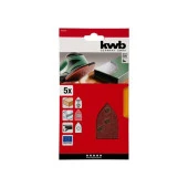 KWB Üçgen Zımpara Kağıdı 5Li 107x175 40 Kum 493404 - 3