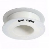 Teflon Sızdırmaz Yalıtım Tesisat Bant Bandı Beyaz 12 mm x 10 Metre - 1