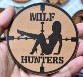 MILF HUNTER Deri PEÇ - Arma - Leather Patch - 2