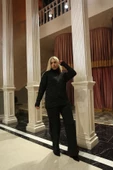 Siyah Boğazlı İkili Triko Takım - 6