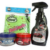TRAX Oto Pasta Cila+çizik Alıcı+seramik Boya Koruyucu Kaplama Sprey (500ml) + 40x40 Mikrofiber Bez - 1