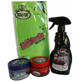 TRAX Oto Pasta Cila+Çizik Alıcı+Seramik Boya Koruyucu Kaplama Sprey (500ml) + 50x70 Mikrofiber Bez - 1