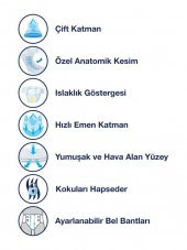 CARINE PREMIUM YETİŞKİN HASTA BEZİ LARGE BEDEN 30 ADET thumbnail 1