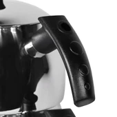 Serenk Modernist Çelik Çaydanlık, 1 L Demlik, 1.5 L Alt Hazne, İndüksiyon Uyumlu thumbnail 2