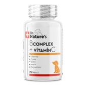 Köpekler İçin B-Complex C Vitamini – Enerji Metabolizması ve Sinir Sistemi Desteği Sağlayan 75 Tablet thumbnail 4