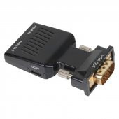 Vcom CA336A Siyah Vga Erkek To Hdmi Dişi Dönüştürücü - 1