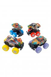 Çarpınca Dönüşen Sürtmeli Off-Road Araç - 13cm Boy ile Hızlı ve Çevik - 1