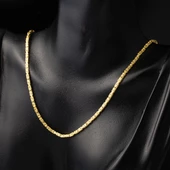 14 Ayar Altın Kral Zincir 55 cm. thumbnail 2