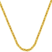 14 Ayar Altın Kral Zincir 55 cm. thumbnail 1