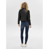 ONLY Bayan Biker Deri Ceket 15153079 - 3