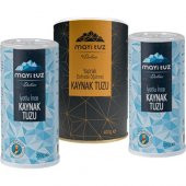 Mayi Tuz Kaynak Tuz Seti  (2 x yaprak tuz 400 gr + tuzluklu 250 gr) - 1