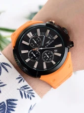 BLKT.X28 Ferro İç Fonksiyonları Silikon Kordon İç Fonksiyonları Aktif 30 Mt Suya Dayanıklı Kol Saat thumbnail 1