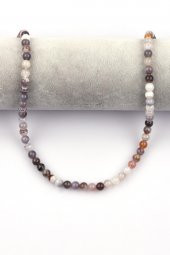 Botswana Akik Doğal Taş Dizi 6 mm Küre Kesim - 2