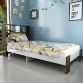 İdeal Karyola Tek Kişilik 90x190 Montessori Karyola U38-2 - 1