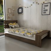 İdeal Yavrulu Karyola Tek Kişilik 90x190 Montessori Karyola U30-3 - 1