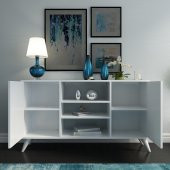 DEKORMİA K4 OSAKA 150 CM KONSOL PARLAK BEYAZ - 2