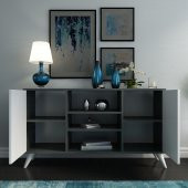 DEKORMİA K4 OSAKA 150 CM KONSOL  ANTRASİT BEYAZ - 2