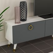 NEWLİNE  New Rainbow Beyaz - Antrasit Renk 180 cm thumbnail 5