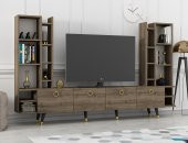 DEKORMİA MAX GOLD TV ÜNİTESİ CEVİZ 223 CM - 3