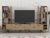 DEKORMİA MAX GOLD TV ÜNİTESİ ÇIRAĞAN RENK 223 CM - 1