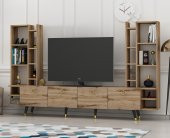 DEKORMİA MAX GOLD TV ÜNİTESİ ÇIRAĞAN RENK 223 CM - 2
