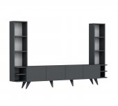 DEKORMİA PASSİON TV ÜNİTESİ ANTRASİT 223 CM - 4