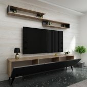 DEKORMİA WORLD TV ÜNİTESİ 180 CM ÇIRAĞAN ANTRASİT - 1