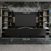 Trend Tv Ünitesi - x2025-1  T. Antrasit Çırağan thumbnail 3