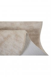 Orkide Home Modern Dekoratif Halı Jel Kaymaz Taban Krem Desenli Yatak Odası Seti - 3