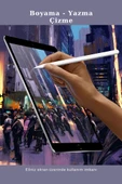 iPad Mini 6. Nesil 8.3 inç Uyumlu Kablosuz Şarj Olabilen Avuç İçi ve Eğim Özellikli Kalem - 2