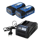 Hyundai HYC60LI-2 58V Akülü Zincirli Testere – 40 cm Oregon Pala, Çift Akü (2x2.5Ah), Fırçasız Motor, Anti-Kick Güvenlik Sistemi - 3