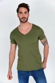 Süperlife Erkek V Yaka Dar Kalp Tişort SPR 246 - 10