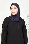 Vesla Hıjab Spor Kaydırmaz Bone, Başörtüsü 00887  LACİVERT - 2