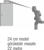 Arsel Sfs SFS24-3-L Acil Çıkış Yönlendirme Armatürü Sürekli ve Kesintide 180 Dak. Yanan 10xF LED - 3