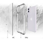 Apple iPhone 11 Kılıf Zore Şeffaf Ultra İnce Airbag Tasarımlı Okka Kapak  Renksiz - 6