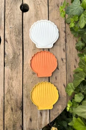 Deniz Kabuğu Şekilli Tepsi Kalıbı (124mmx119mmx8mm) (Silikon) ( 1 Adet ) thumbnail 1