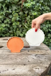 Deniz Kabuğu Şekilli Tepsi Kalıbı (124mmx119mmx8mm) (Silikon) ( 1 Adet ) thumbnail 2