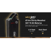 SKYJET NİTRO ELEKTRİKLİ BİSİKLET SİYAH - 5