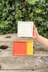 Kare Şekilli Tepsi Kalıbı (110mm x 110mm x 10mm) (Silikon) ( 1 Adet ) thumbnail 3