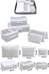 Travel | Valiz Düzenleyici Set 6 Parça | Bavul İçi Organizer - 1