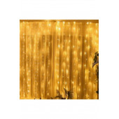 Kumandalı 8 Ayrı Moda Sahip 3 mx3 m 300 Cm X 300 cm Perde Led 10 Saçaklı Gün Işığı AA109 - 7
