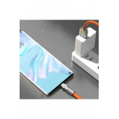 Iphone 180 Derece Lightning Dönebilen Şarj Kablosu Oynar Başlıklı Metal Uçlu 1.2 Metre E96(ŞARJ-01) - 5