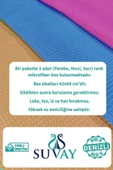 SUVAY 3'lü Mikrofiber Temizlik Bezi & Cam Bezi Araba Bezi Toz Bezi Magic Towel Sihirli Temizlik Bezleri - 5