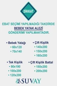 SUVAY Su Sıvı Geçirmez Pamuklu Alez Tek ve Çift Kişilik Yatak Alezi - 2