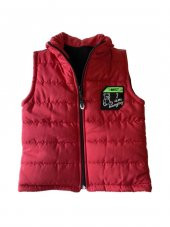 Unisex Bebek Kırmızı Renk Mevsimlik Şişme Yelek - 1