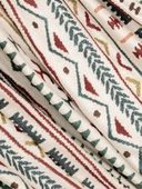 SoftMicro Etnik Desenli Boho 180x220 cm  Koltuk Örtüsü Şalı, Kanepe Örtüsü, Tv Battaniyesi Turkuaz - 6